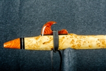 Yellow Cedar Burl Native American Flute, Minor, Low F-4, #Q2A (9)